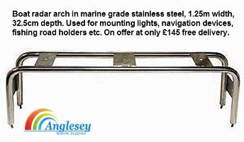 Stainless Steel Boat Radar Arch
