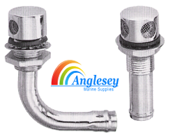 Chrome Plated Metal Boat Fuel Tank Vent