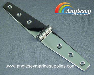 large stainless steel boat hinge