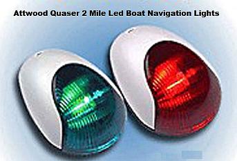 led boat navigation lights attwood quaser