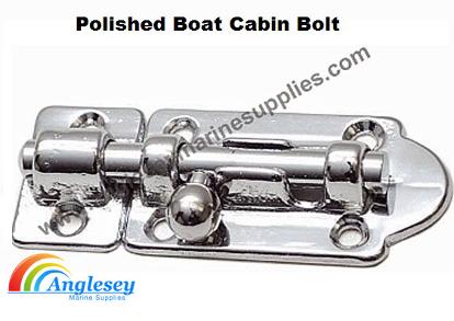 polished boat cabin bolt