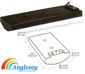 Tempo Fixed Boat Fuel Tank 23 Gallon