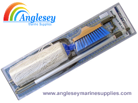 canal narrowboat boat deck brush wash kit