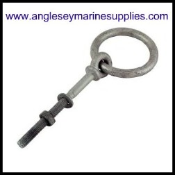 galvanised steel ring eye bolts