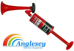 hand operated air horn pump boat emergency