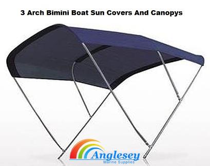 bimini boat sun cover 3 arch