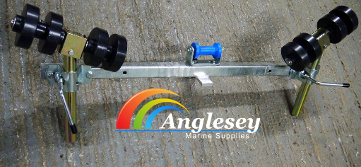 boat trailer side rollers mounting bar