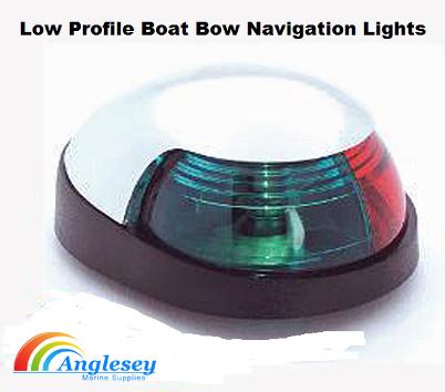 boat bow navigation lights