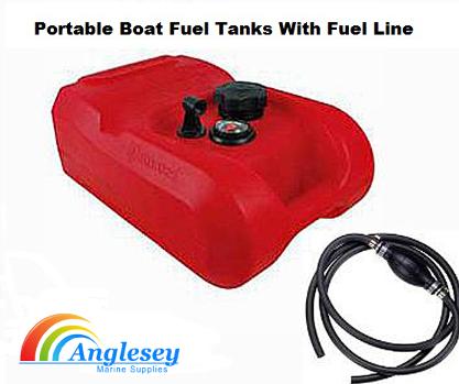 boat fuel tank with fuel line