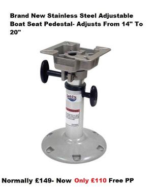boat seat pedestal adjustable
