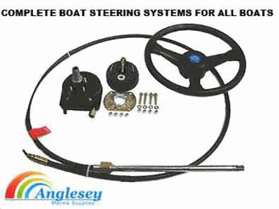 Boat Steering Cables-Boat Steering Wheels-Boat Steering Kit