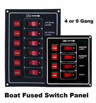 boat switch panel 12v