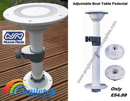 boat table pedestal removable