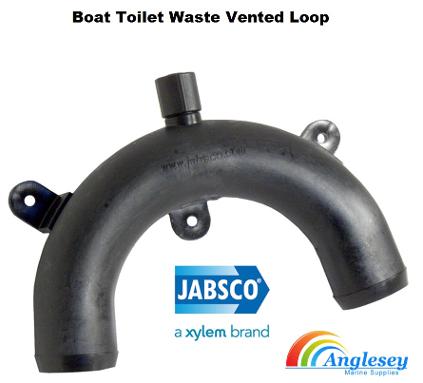 boat toilet waste vented loop