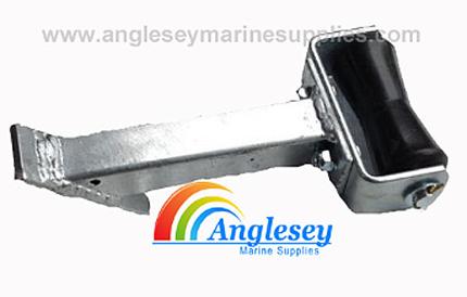 boat trailer bow roller support bracket