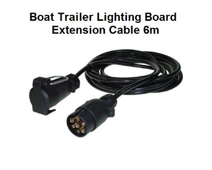 Boat Trailer Lighting Board Extension Cable 6m