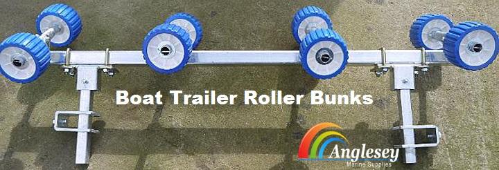 boat trailer roller bunks