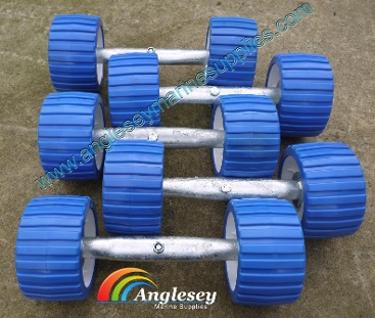 boat trailer rollers on spindles