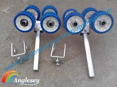 boat trailer rollers set of four