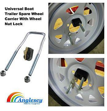 boat trailer spare wheel carrier