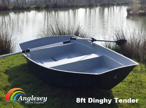 6' Pram Dinghy - Pond/ Lake Boat - Small Rowing Boat - Fishing Boat Blue