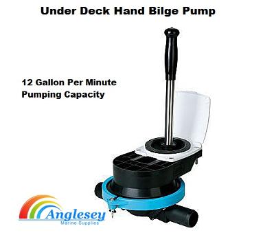 hand bilge pump under deck