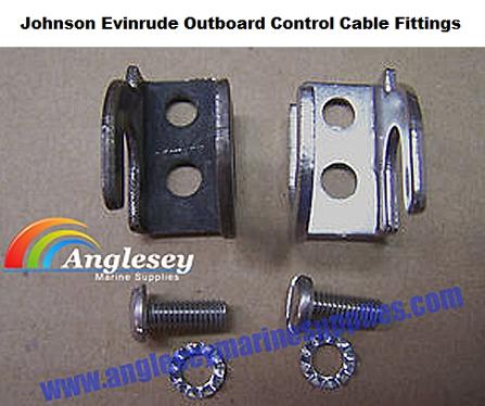 johnson evinrude outboard control cable fittings