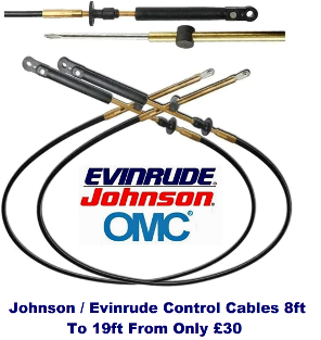 johnson evinrude outboard control cable 