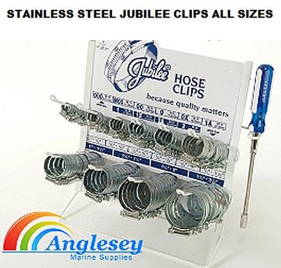 jubilee clips stainless steel bilge pump hose