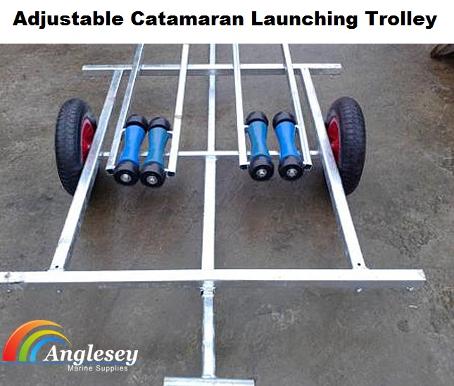 launching trolley catamaran hobiecat
