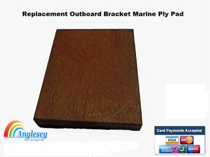 outboard bracket marine ply pad