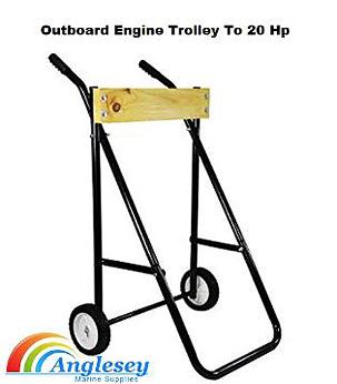 outboard engine motor trolley