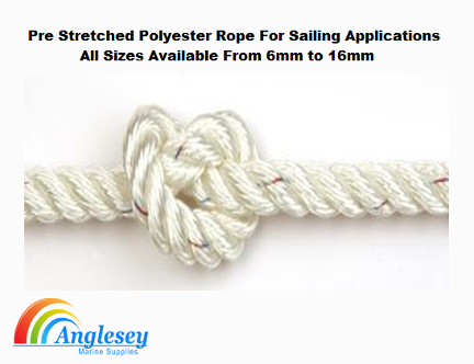 pre stretched polyester rope