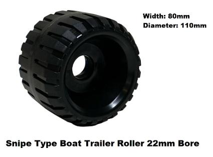 snipe  type boat trailer roller