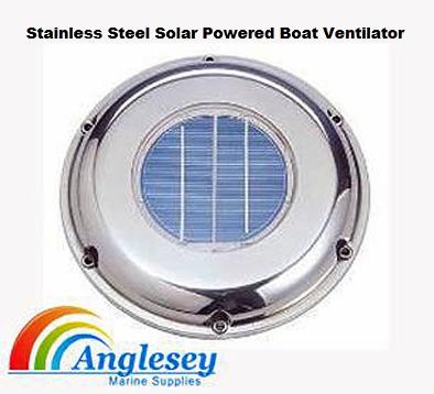 solar powered boat ventilator stainless steel