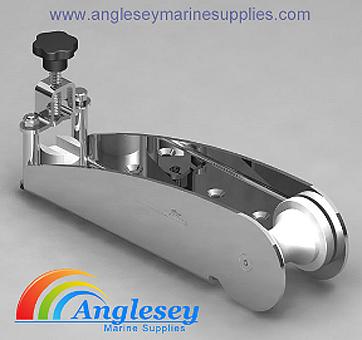 stainless steel boat bow roller with lock