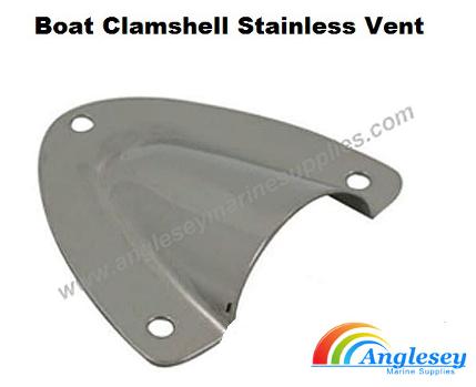 Stainless Steel Clamshell Boat Vents